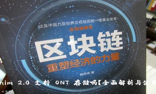 Tokenim 2.0 支持 ONT 存储吗？全面解析与使用指南
